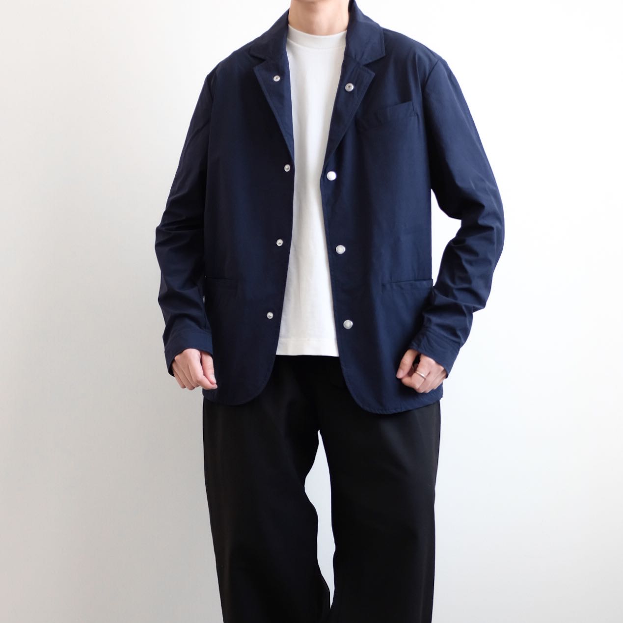 GUM MASTER • AIR Poly Cotton Oversized Blazer Jacket 