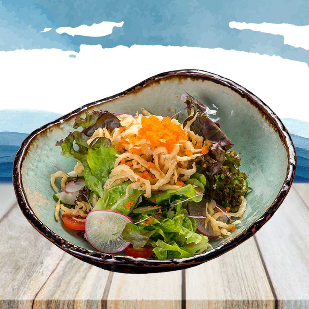 Shirauo Salad	สลัดปลาเงิน