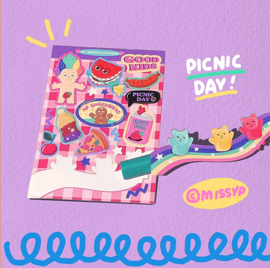 STICKER PICNIC DAY