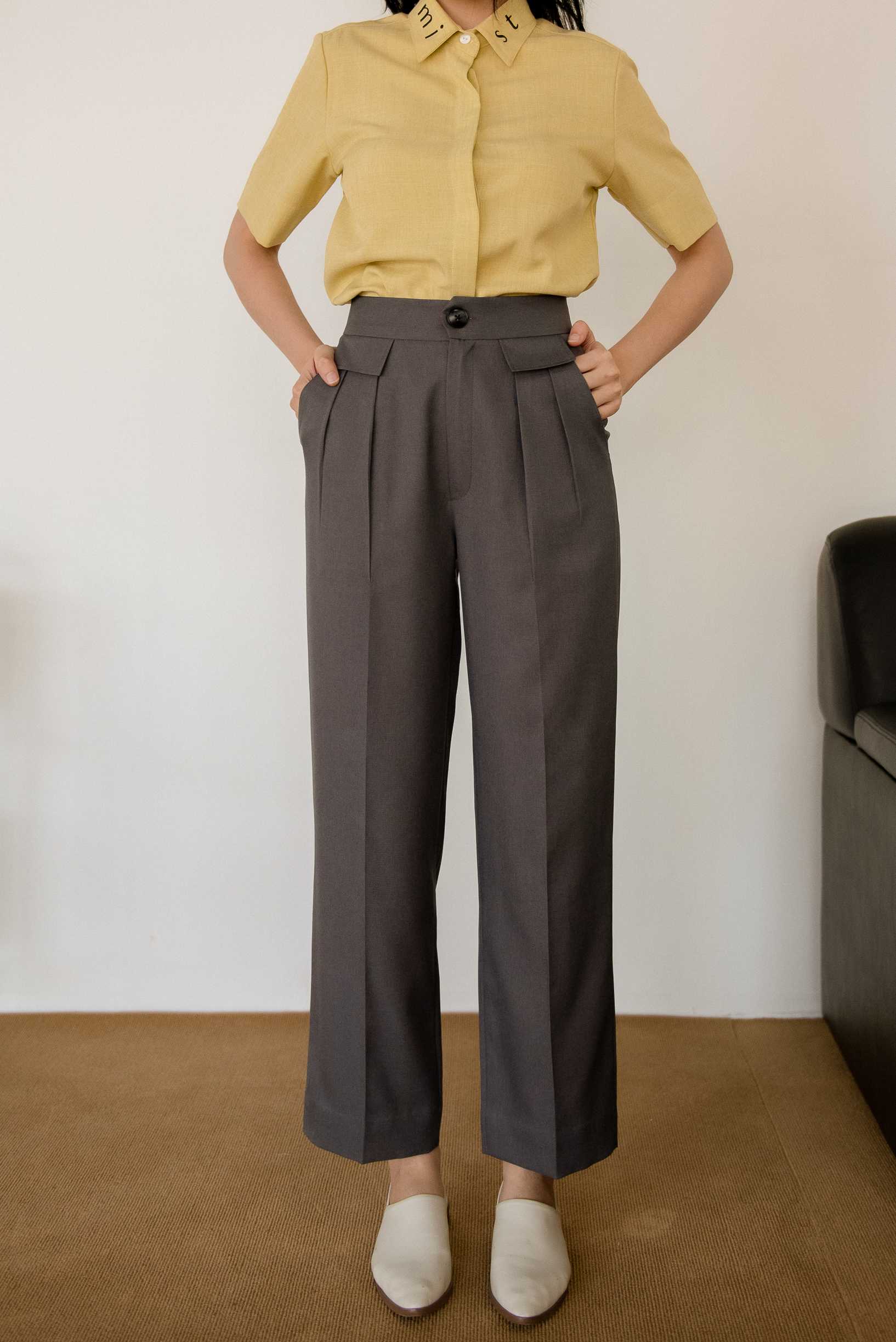 Tapered Pants - Grey
