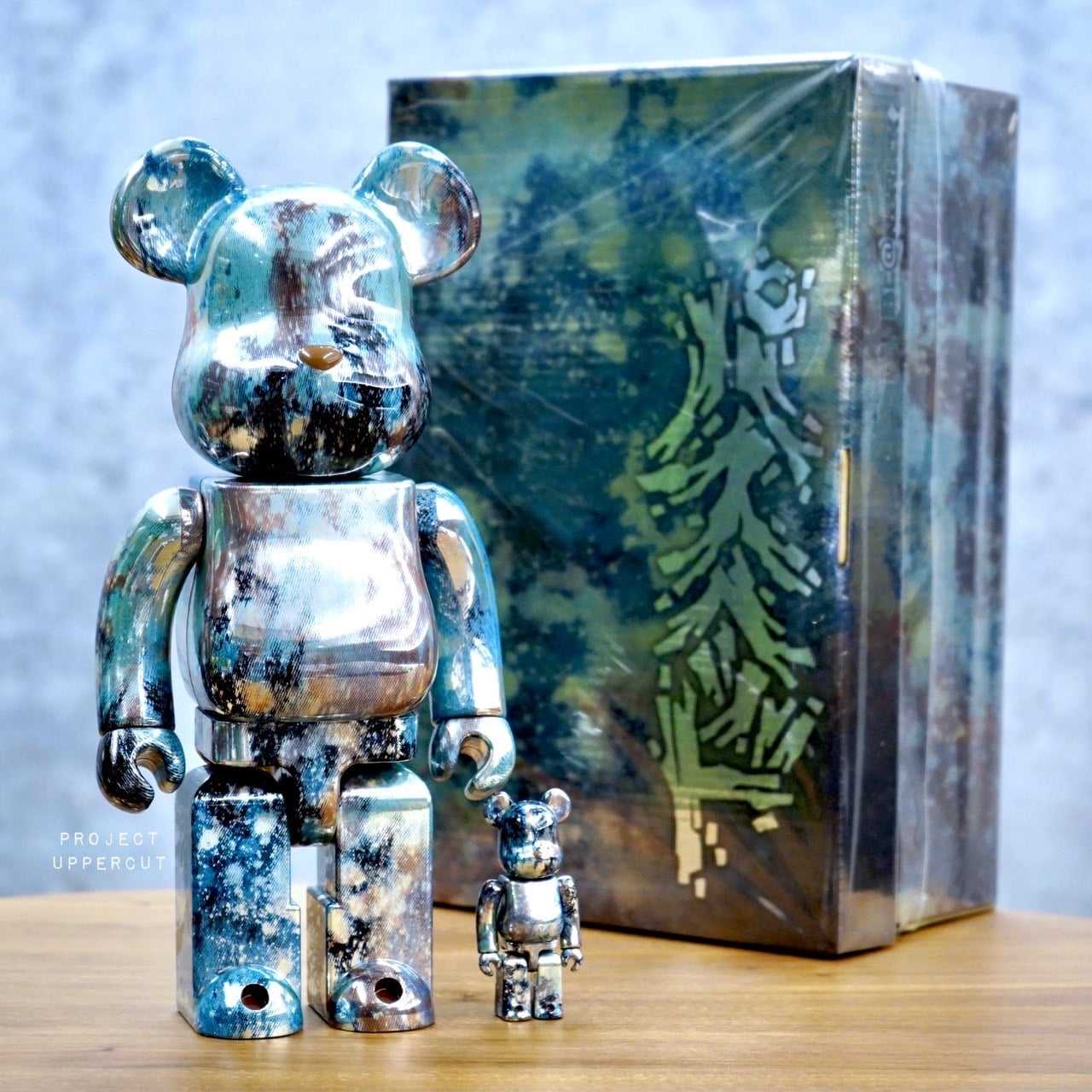 BE@RBRICK 400%+100% PUSHEAD # 5 (Silver) [New]