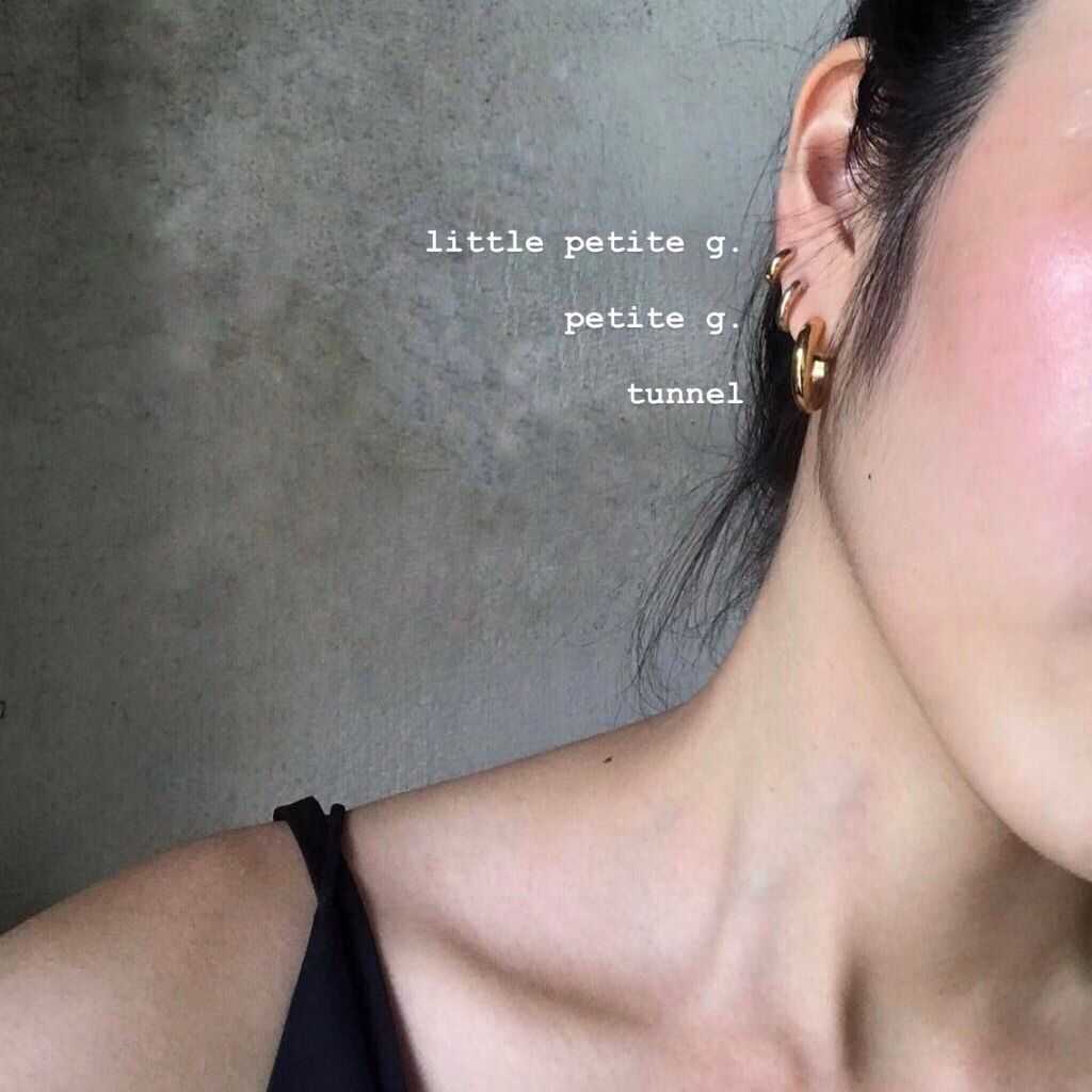 grumpy, petite g. size 8 mm. earrings (ราคาต่อคู่/price per pairs)
