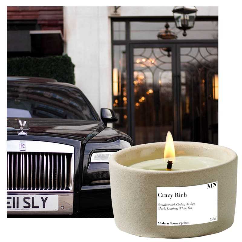MN FORMULA CERAMIC CANDLE Crazy Rich Size M เทียนจากข้าวหอมมะลิ เทียนหอม