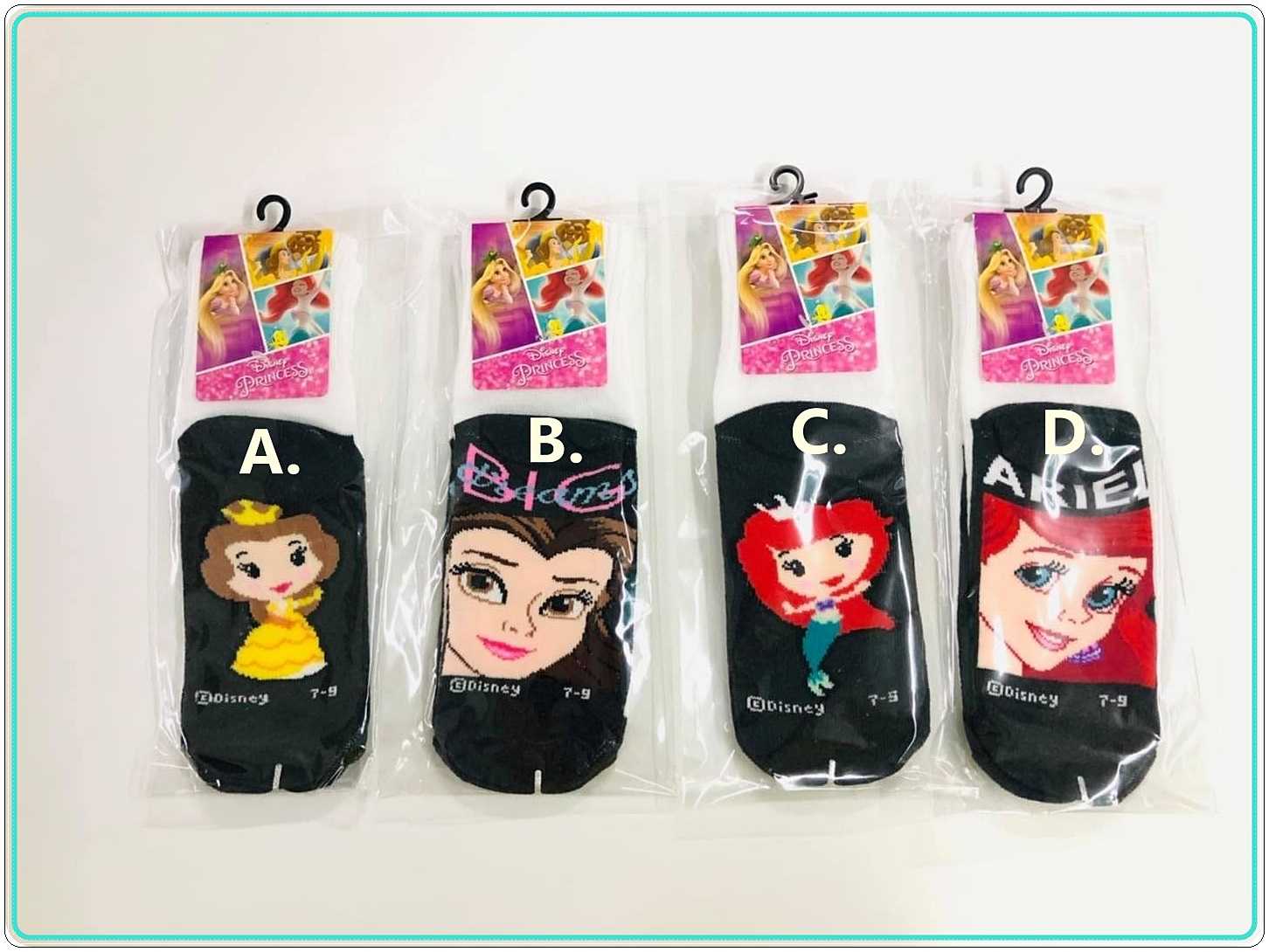 ถุงเท้าลาย DISNEY พิมพ์ 4 สี