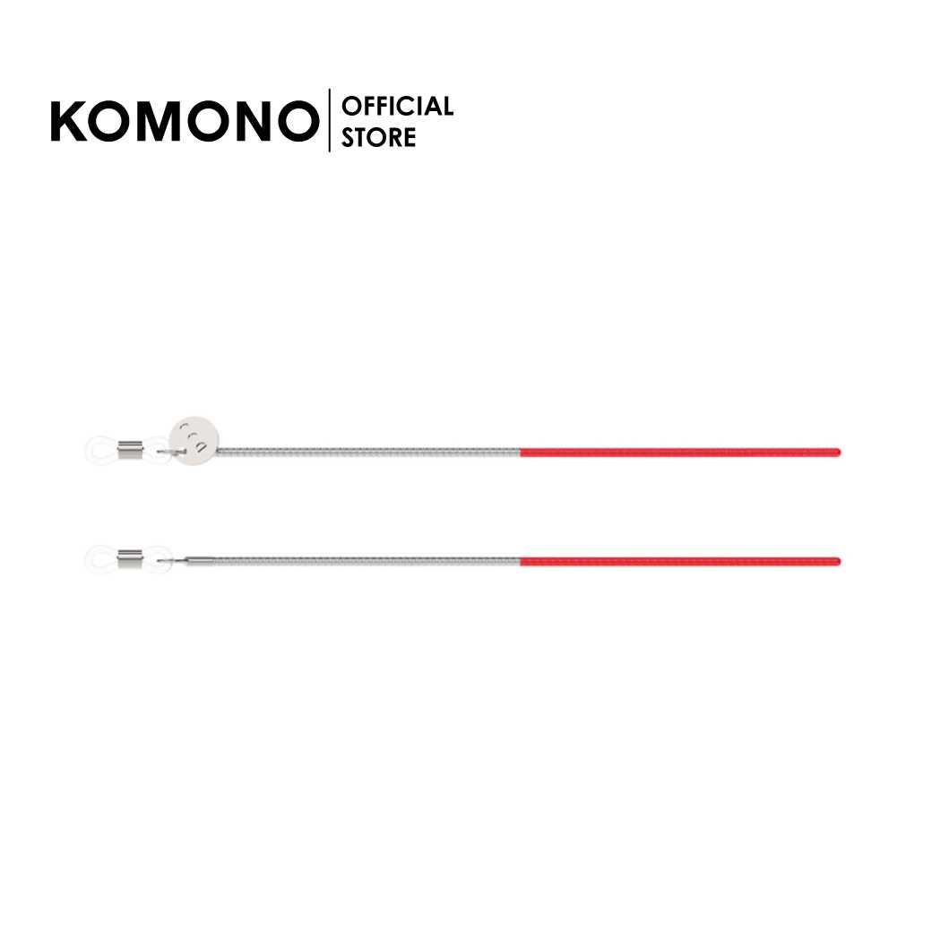KOMONO Cord Lenox Silver Red