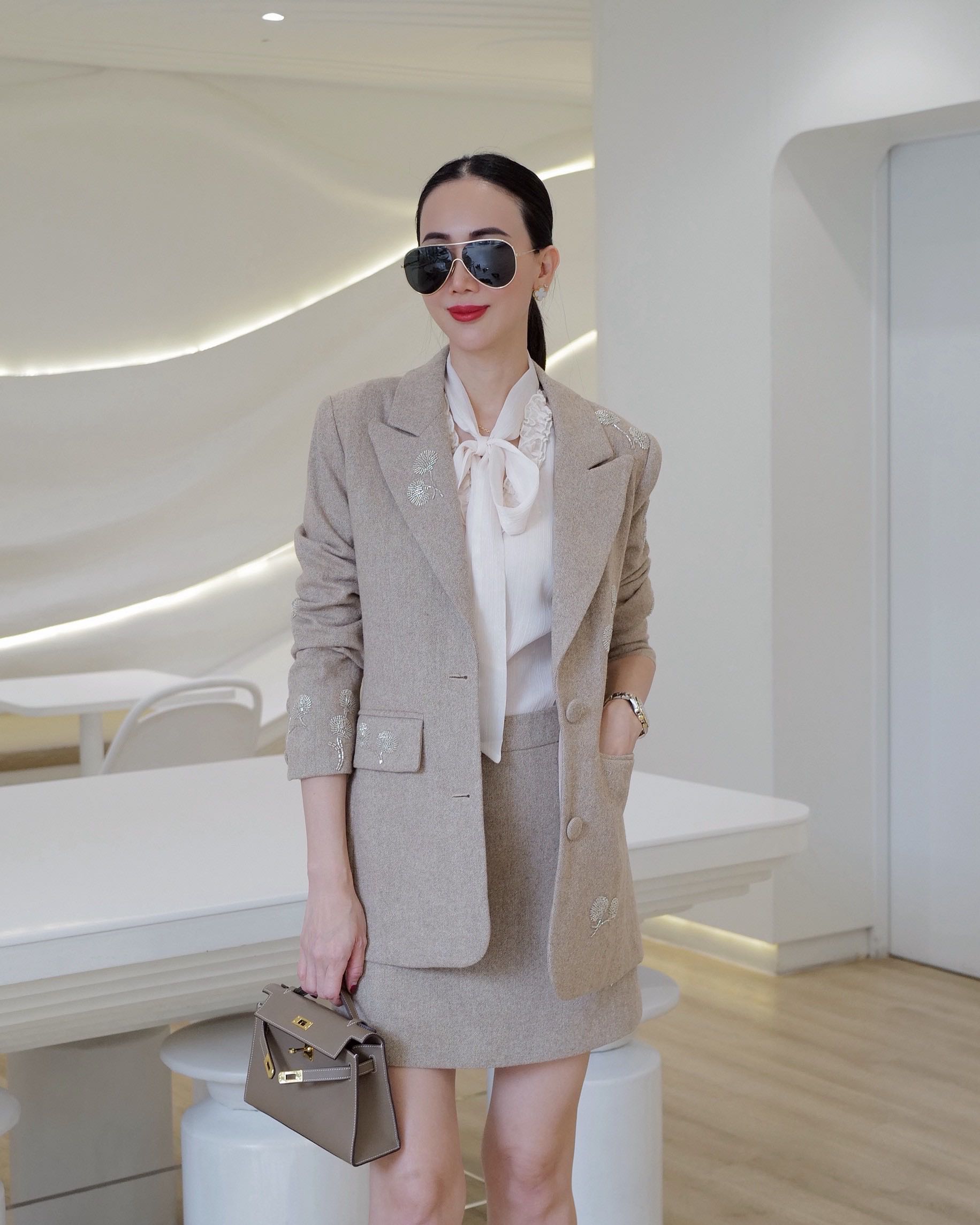 (Pre-order)SET 2 PCS BLAZER+SKIRT