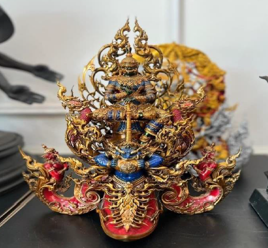 ผลงาน : ท้าวเวสโลกอุดร วัดวิมุตติธรรม  ขนาดบูชา : ความสูง 15 นิ้ว