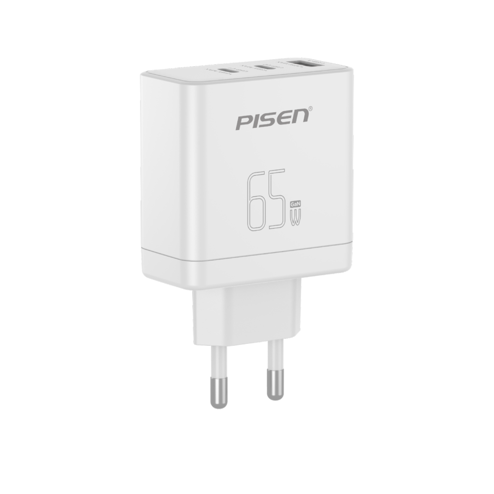 อะแดปเตอร์ PISEN TP-C53 Adapter​ Pro GaN 2Port USBC+A 65W