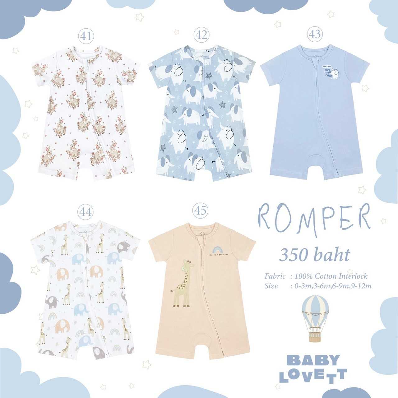 (FEB2025) Soft - Romper Zipper