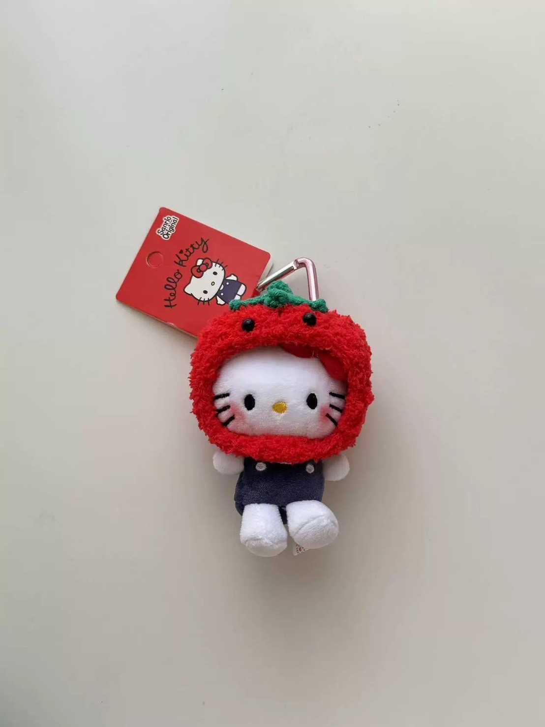 HELLO KITTY TOMATO HEAD MASCOT KEYRING 