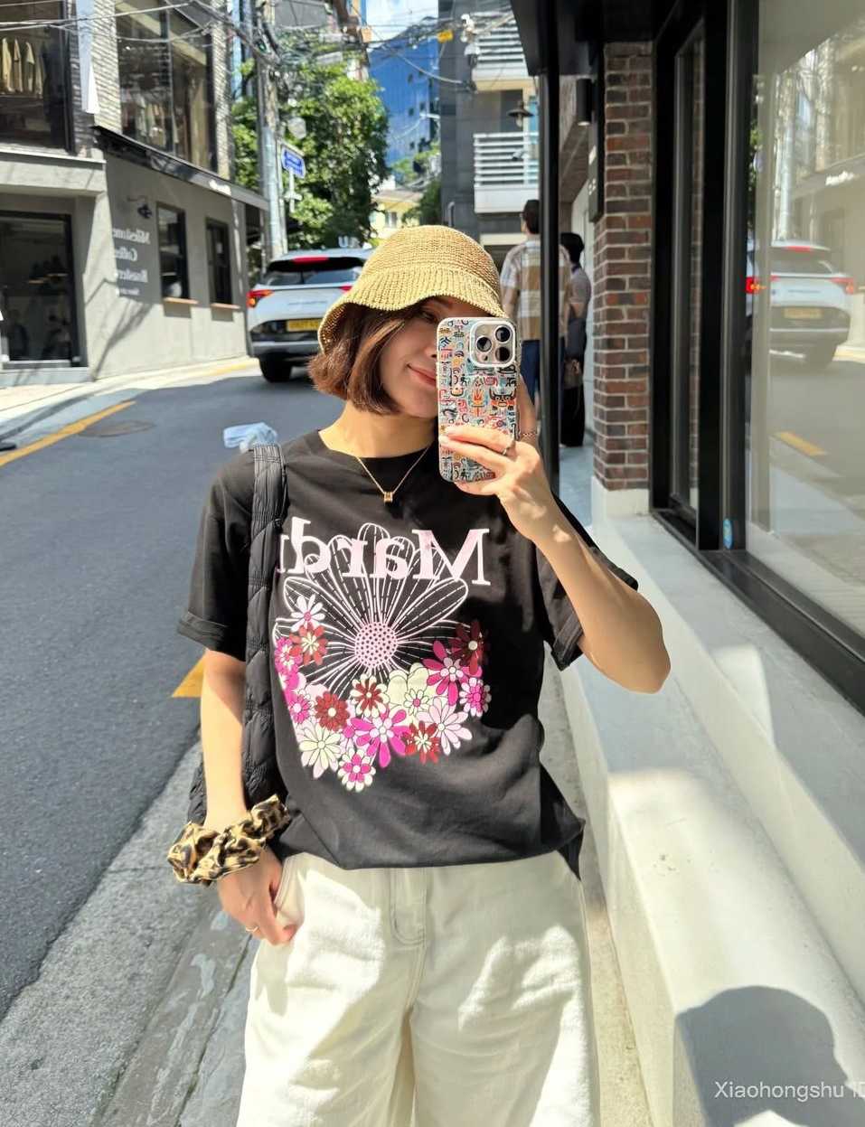 เสื้อ Mardi JARDIN Pastel T-shirt  สวนดอกไม้ สีพาสเทล สีดำ สีกรม สีเทา สีครีม สีชมพู สีเขียว สีฟ