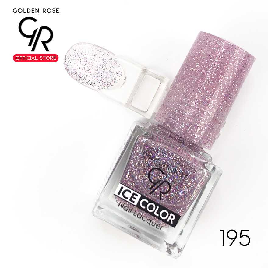 Golden Rose โกลเด้น โรส สีทาเล็บ ไอซ์ เนลล์ 6 มล. Ice no.195