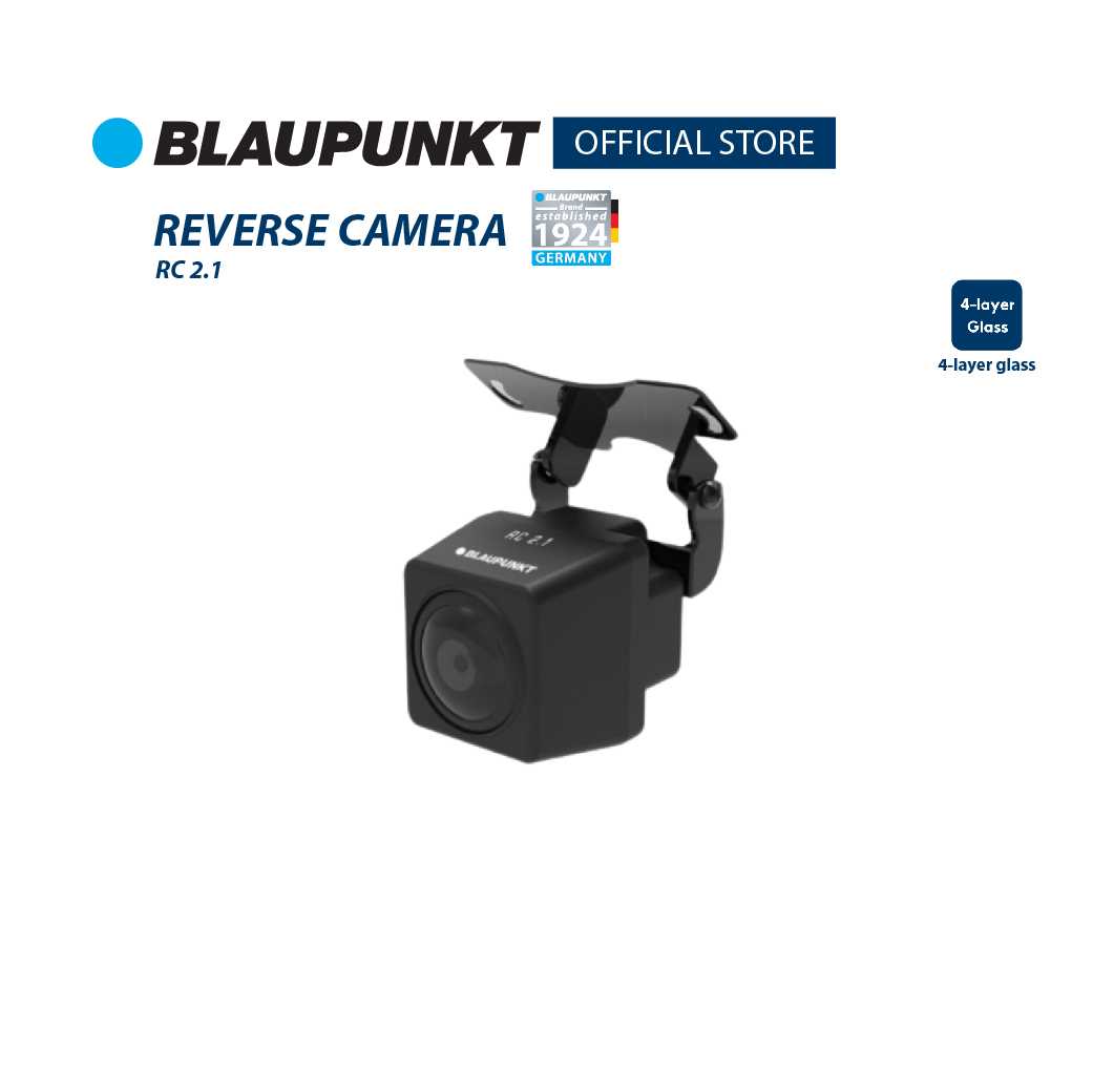BLAUPUNKT กล้องมองหลังติดรถยนต์รุ่น RC2.1 กันน้ำได้ มุมกว้างแนวนอน 160° Ultra Wide 4 เลนส์