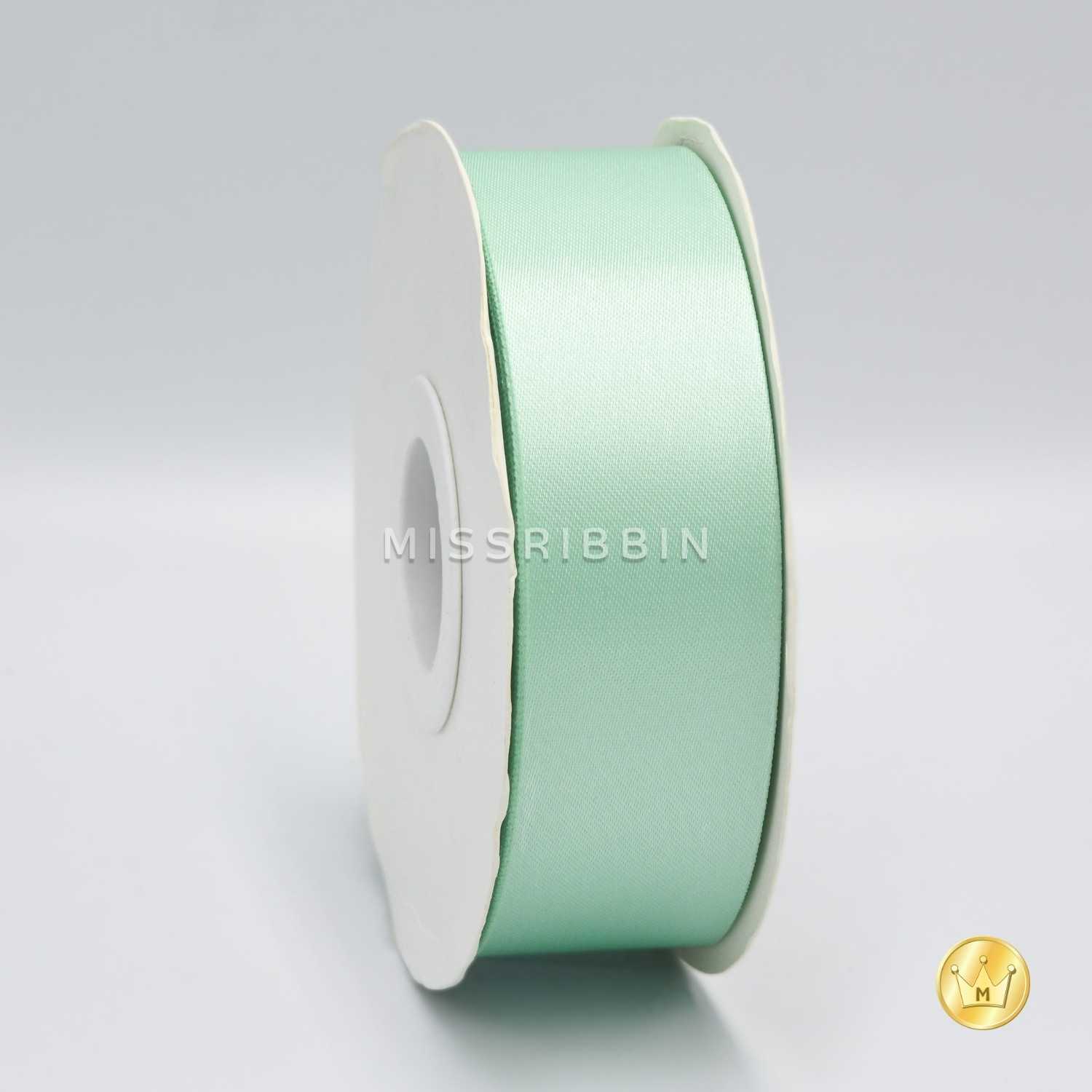 ริบบิ้นผ้าต่วน (สี 505) ม้วนยาว 50/200หลา ขนาด 12 15 21 30 40 50 60มม.