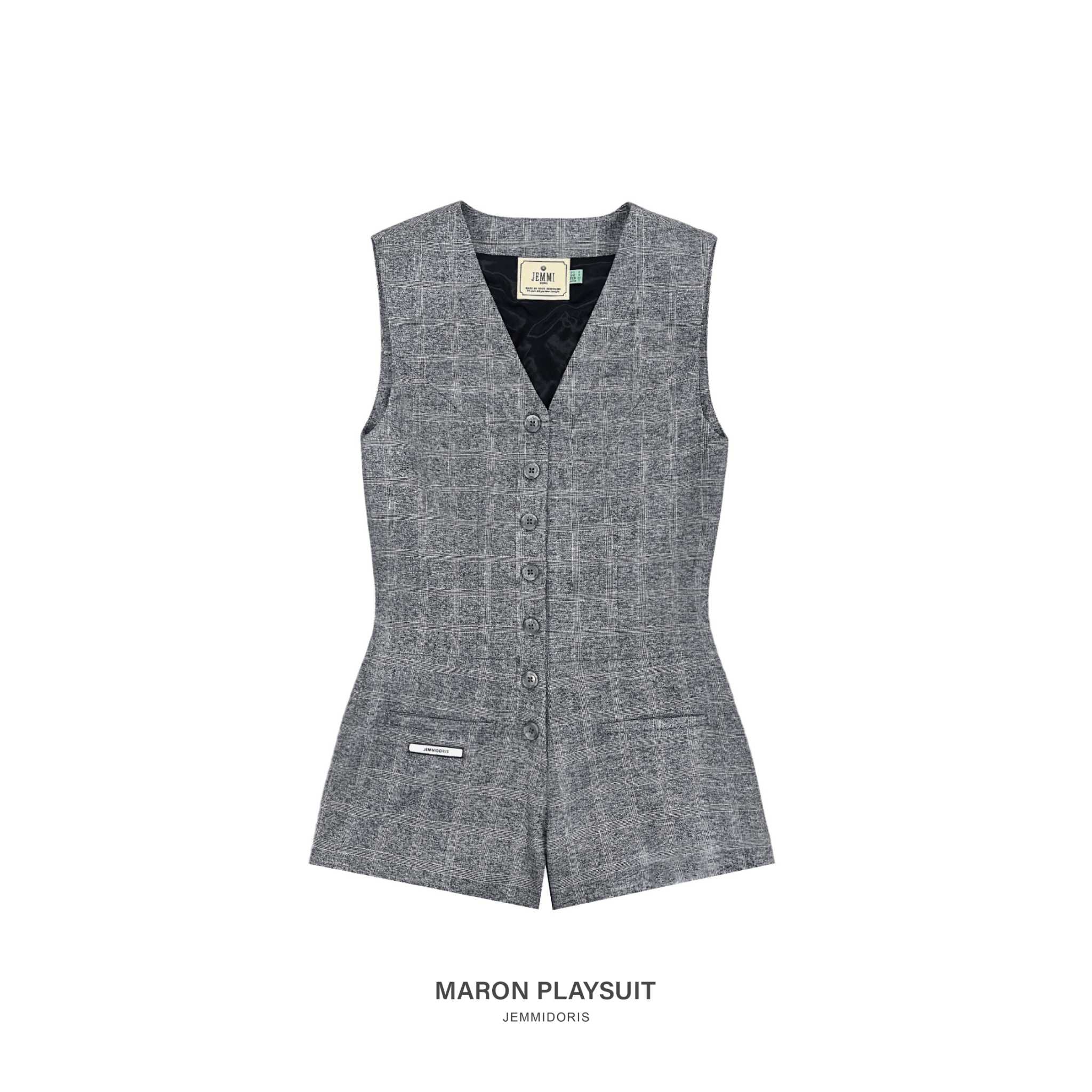 MARON PLAYSUIT GREY