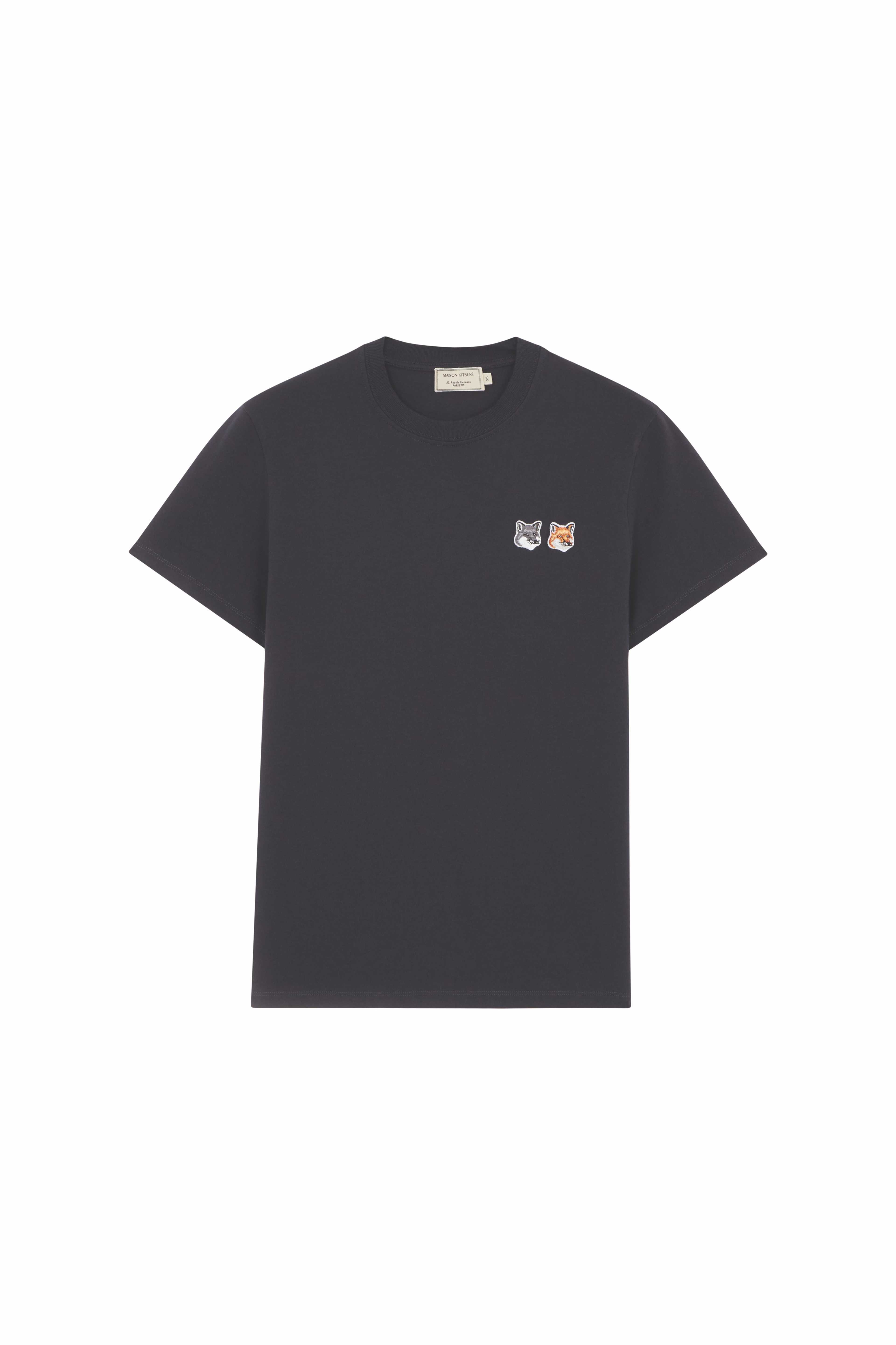 DOUBLE FOX HEAD PATCH CLASSIC TEE-SHIRT - ANTHRACITE
