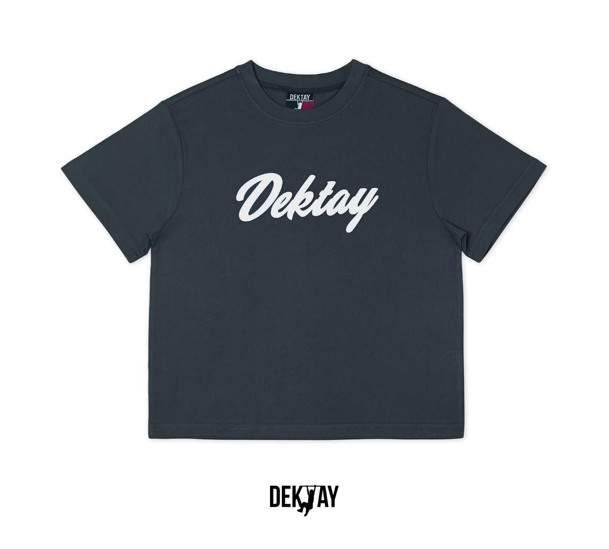 Dektay Letter Graphic Oversize T-Shirt