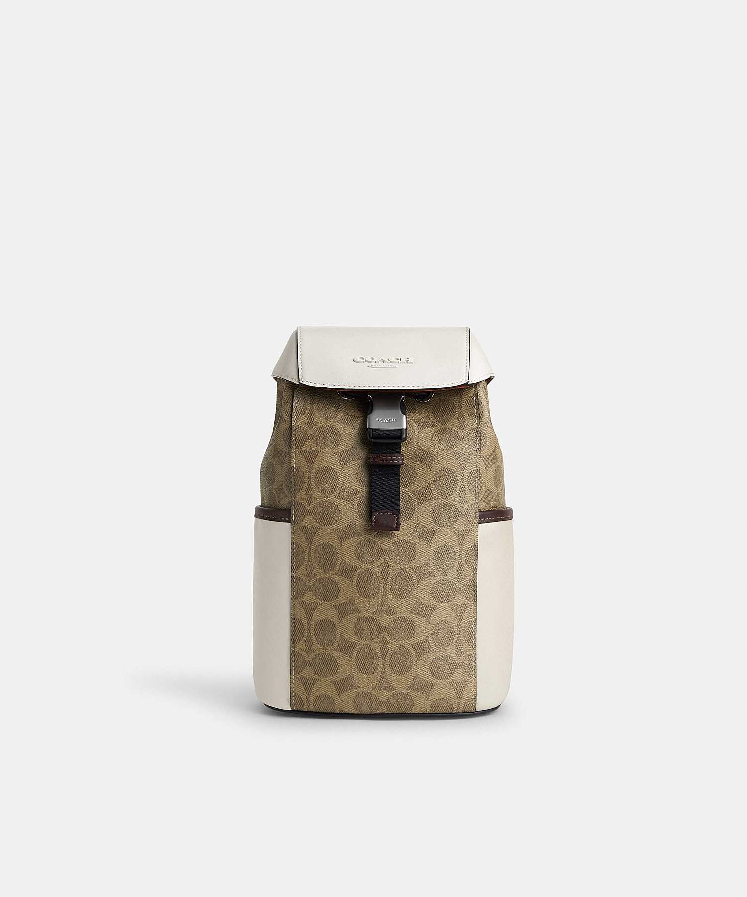 COACH RACER PACK IN COLORBLOCK SIGNATURE CANVAS CT752 SVX9K