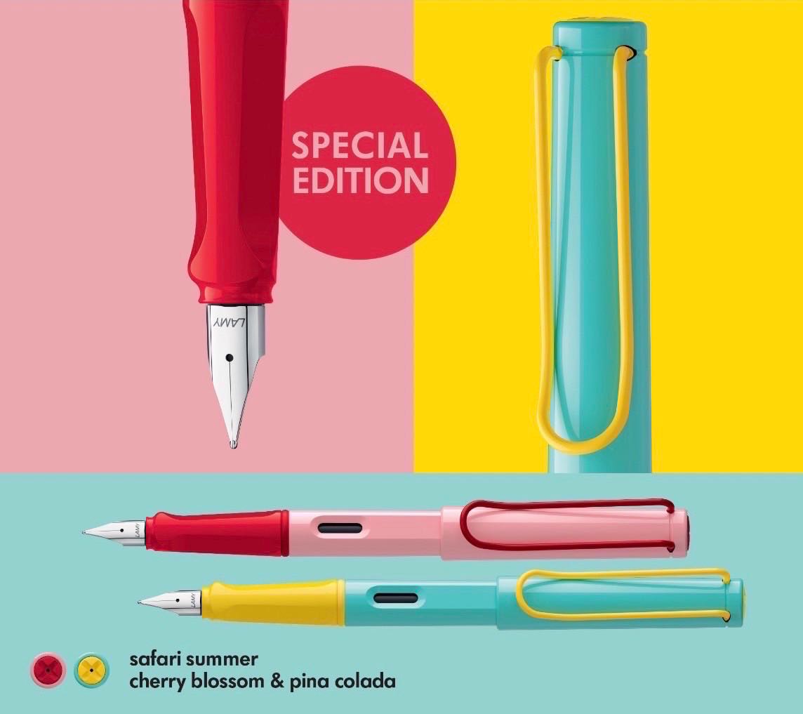 LAMY Safari Cherry Blossom & Pina Colada Limited 2024
