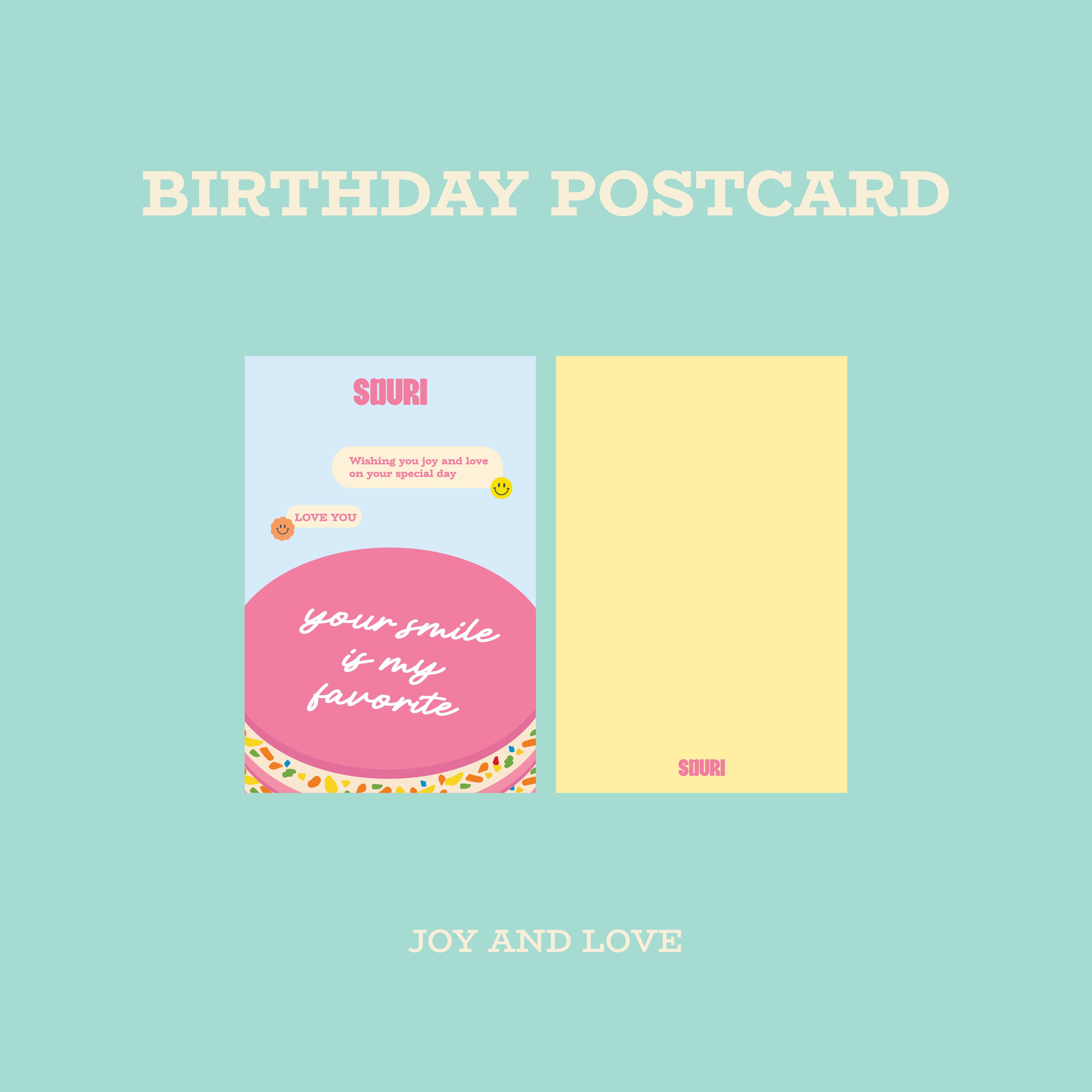 Joy and Love Postcard (Contact admin to place your order)