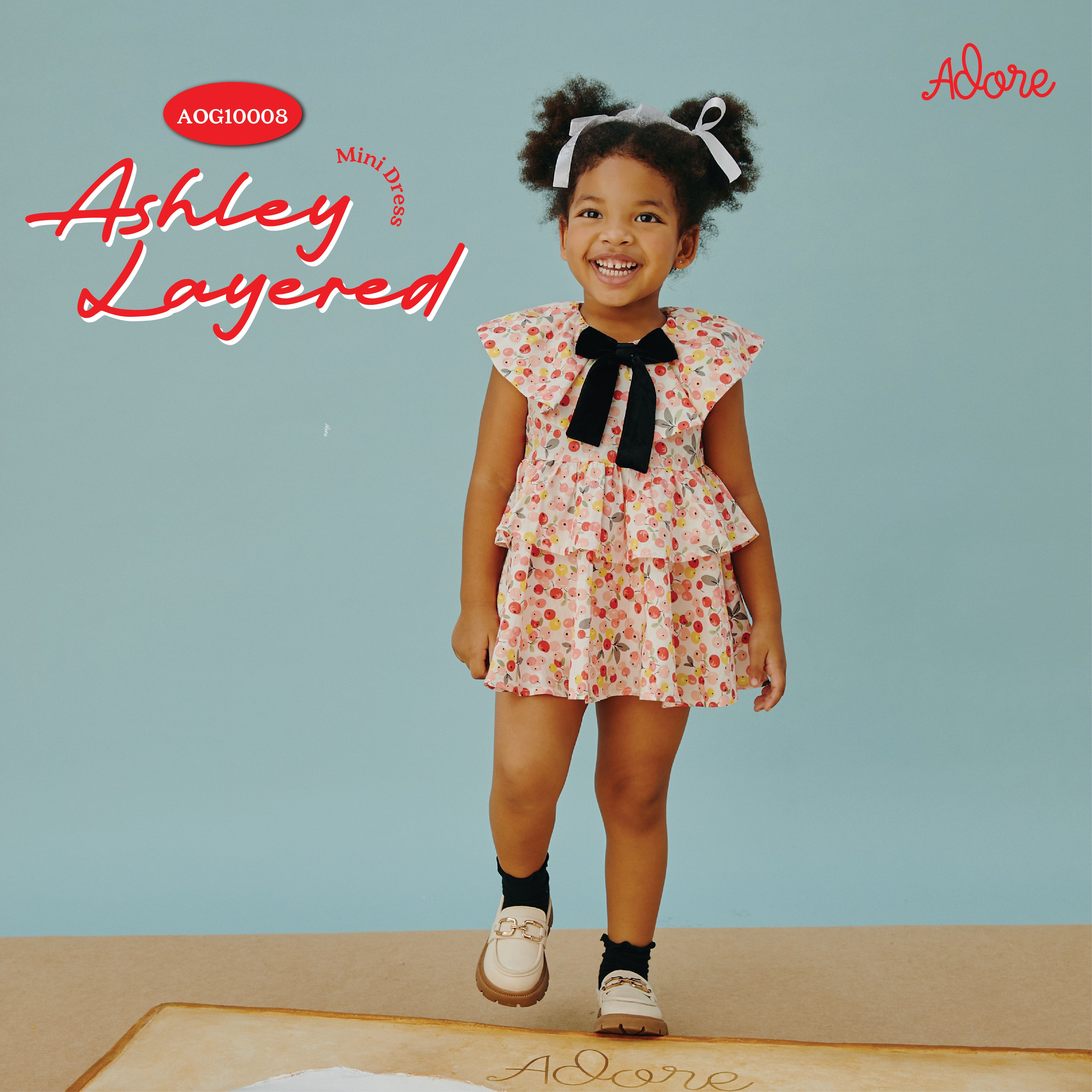 ADORE2112 AOG10008  : ASHLEY LAYERED MINI DRESS