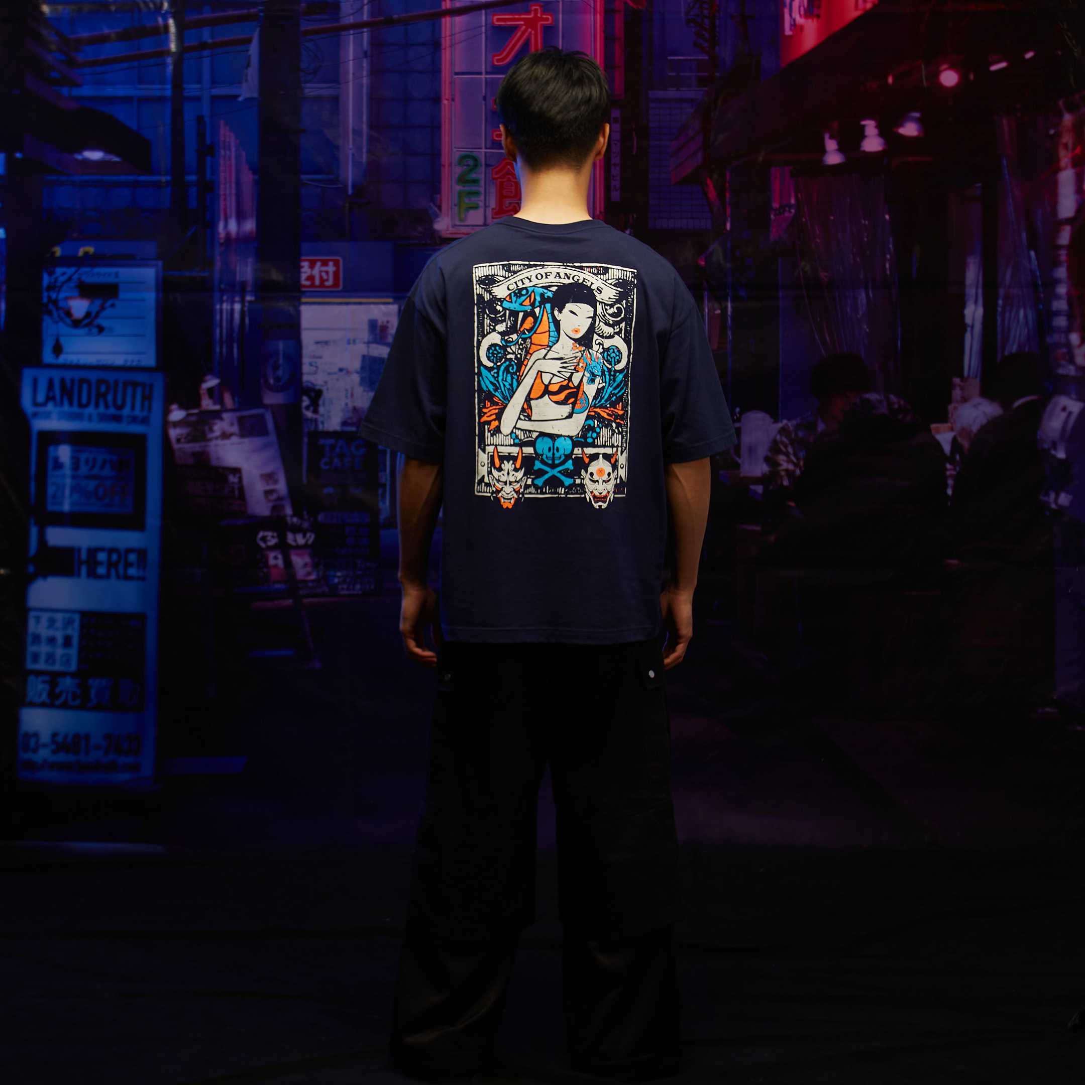 TOKIDOKI เสื้อยืด AKIHABARA ANGELS TEE
