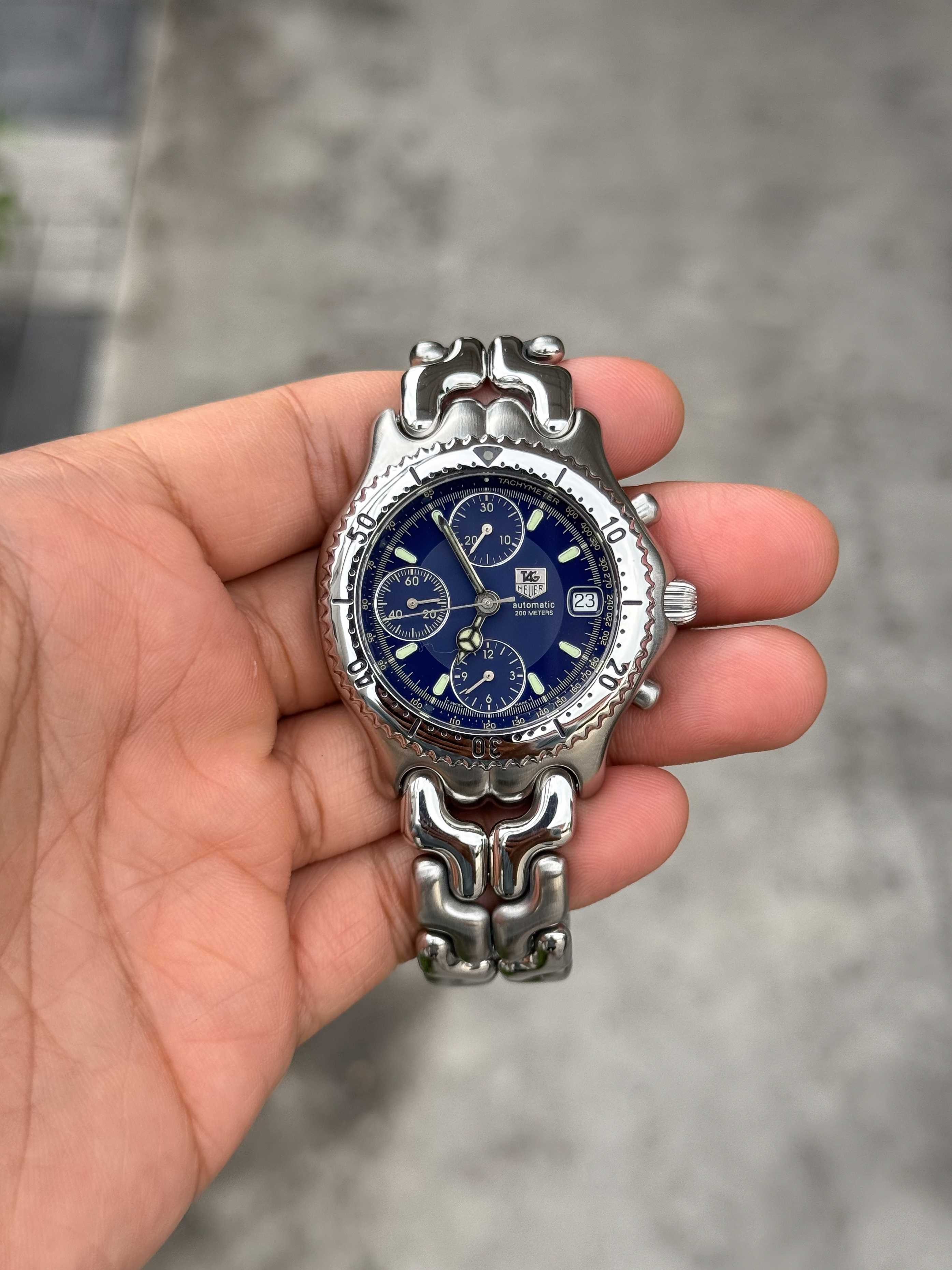 Tag Heuer ก้างปลา King Size Automatic Chronograph