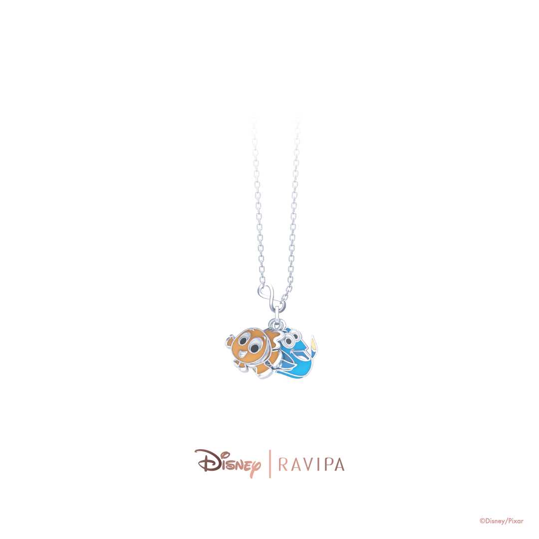 Disney 100 Nemo & Dory Necklace