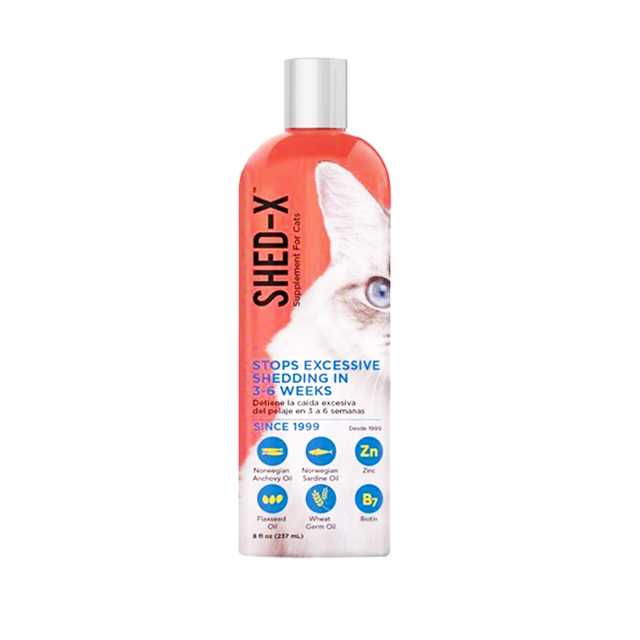 SHED - X  น้ำมันปลาบำรุงขนสำหรับแมว 237 ML