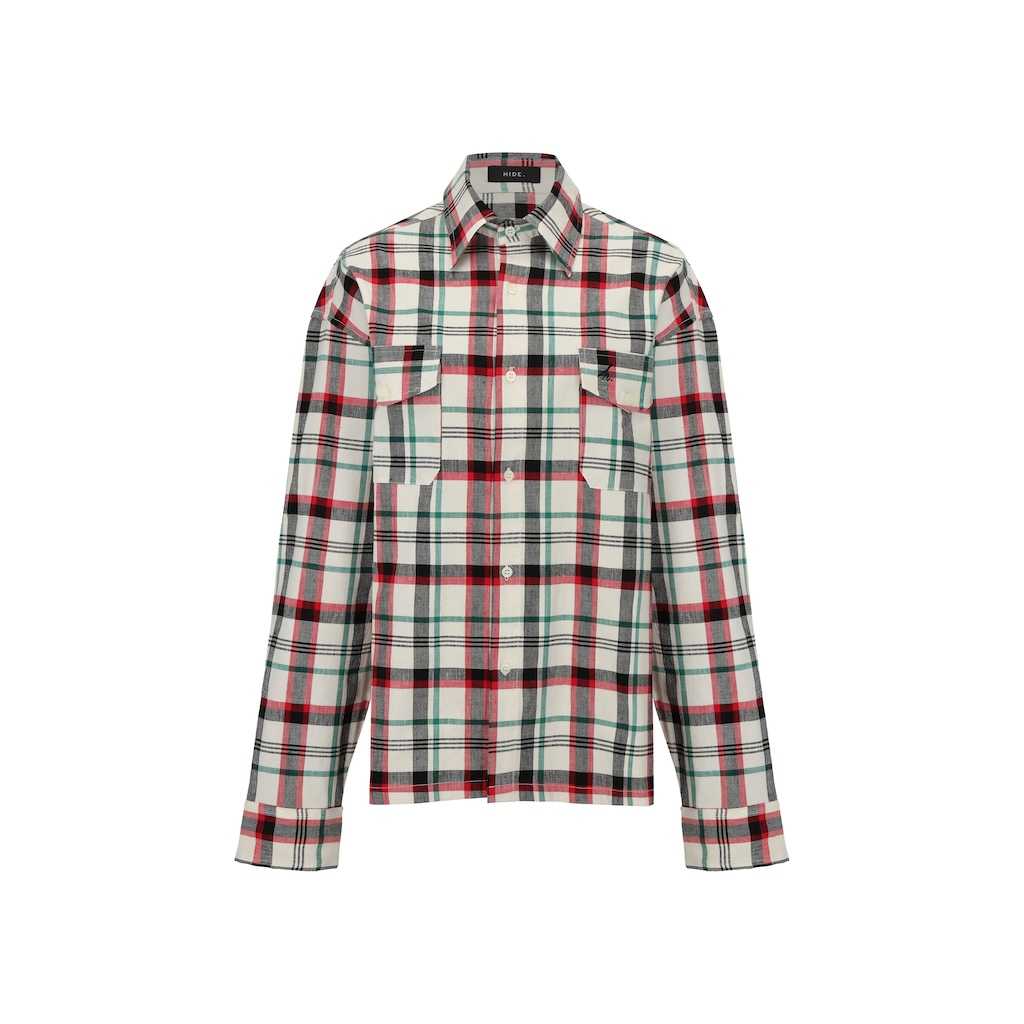 H.048 - Oversized Shirt - Red Tartan