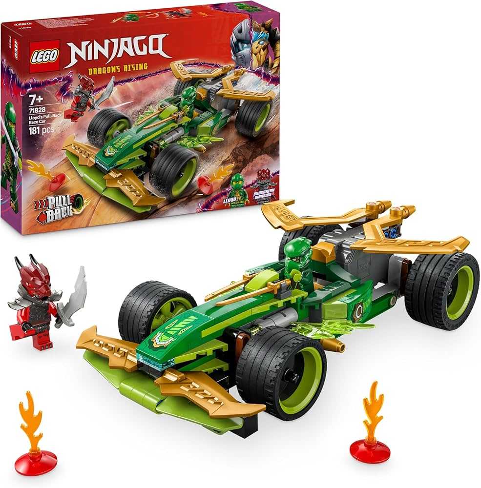 LEGO NINJAGO 71828 Lloyd's Pull-Back Race Car