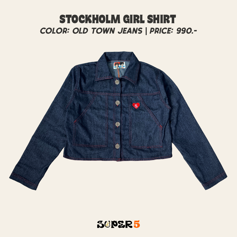 Stockholm Girl Shirt (สี Old Town Jeans)