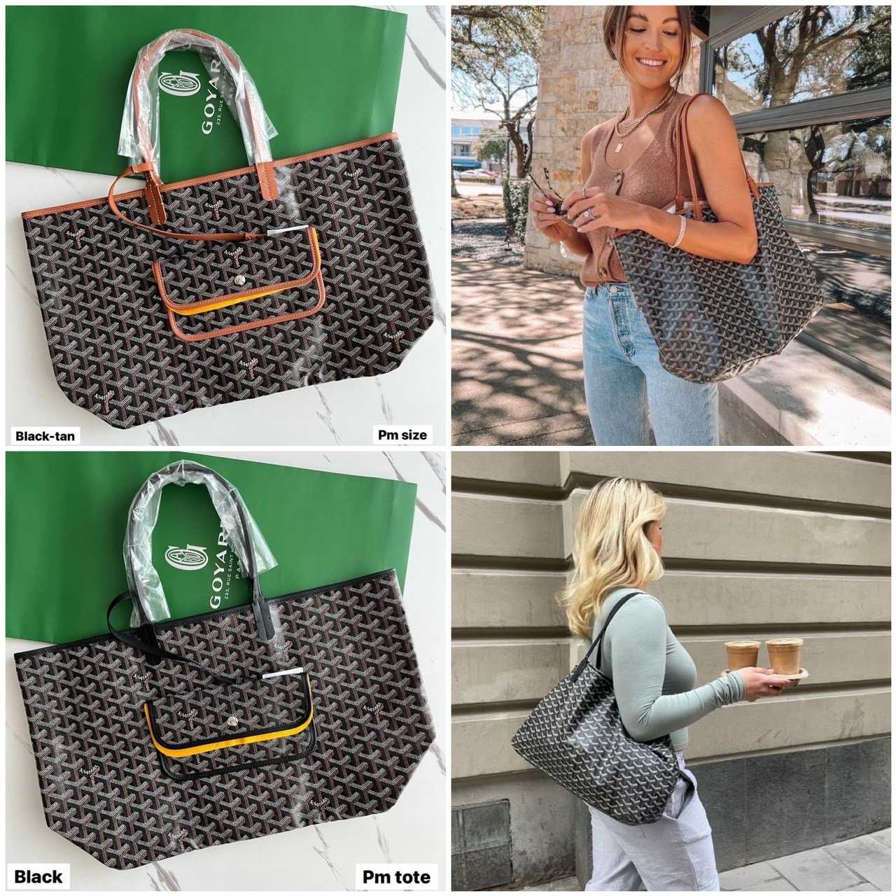 Goyard Saint Louis PM (2024) Black ,Tan