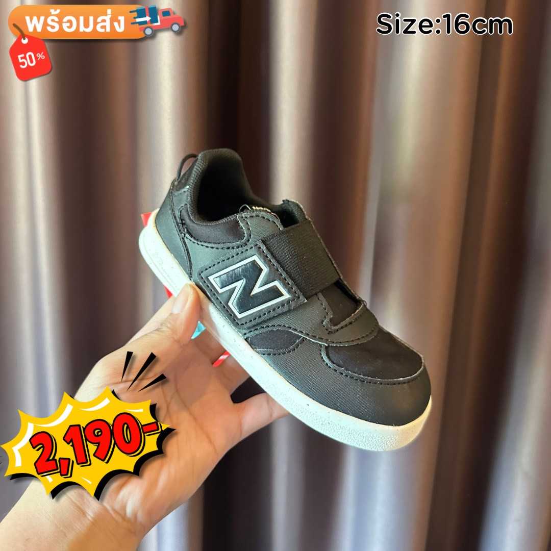 SALE 🔥พร้อมส่ง  New Balance 300 Black Shoes (Size16cm)