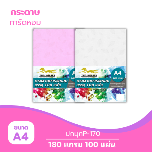ปกมุก A4-P170 หนา 180g. ( 100 แผ่น )
