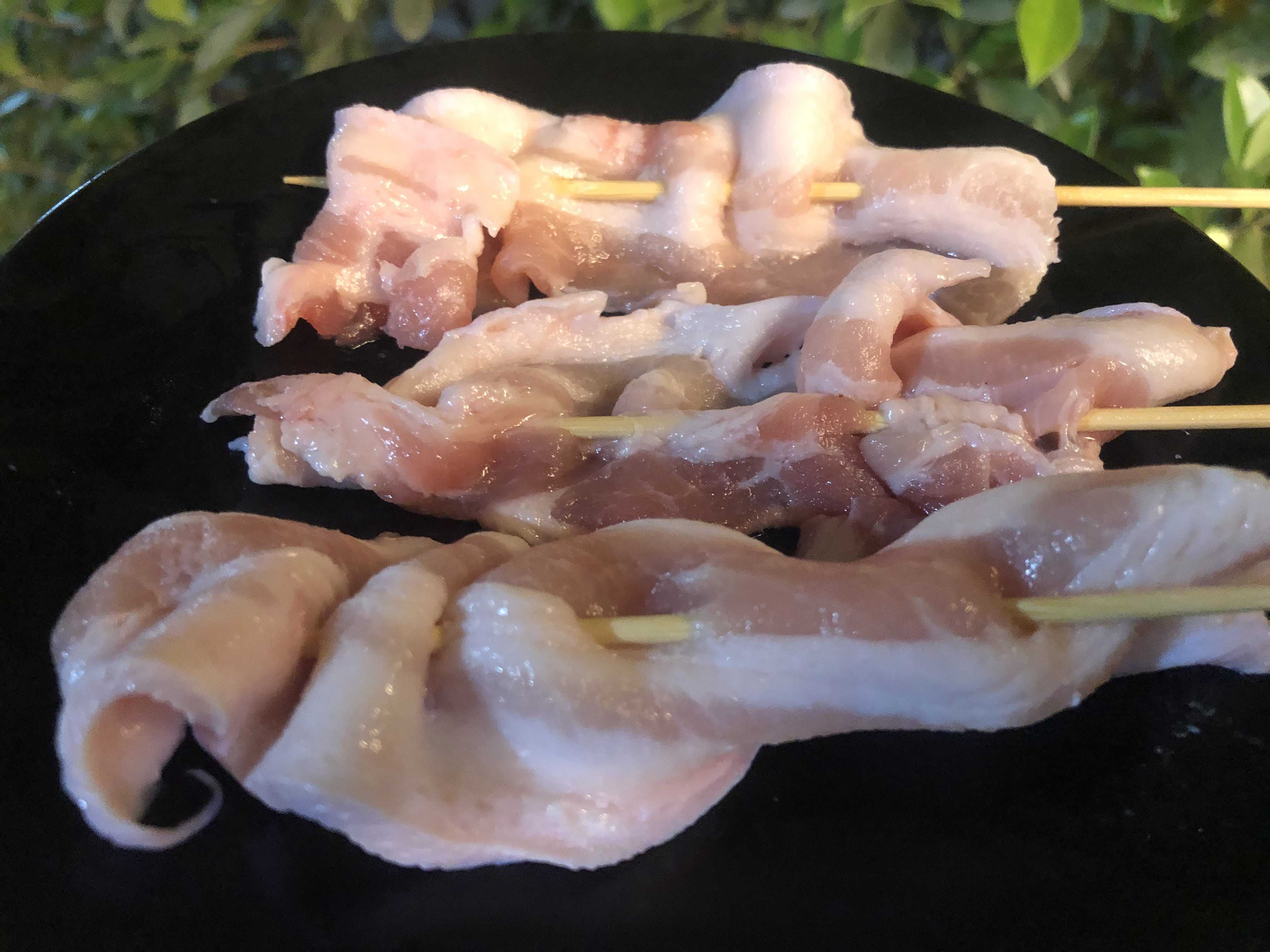หมูสามชั้น(ชาบู)ไม้ละ