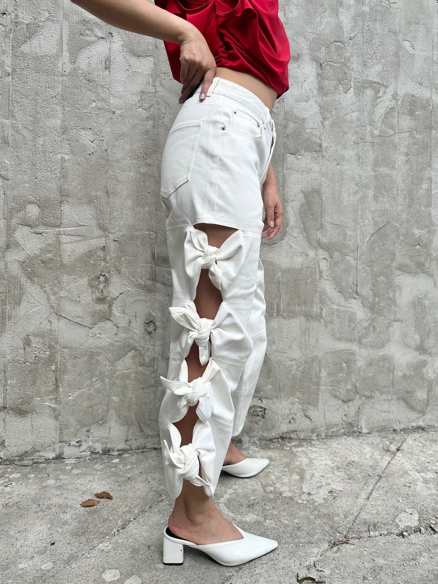 LEJE L-TARAE Jeans - WHITE