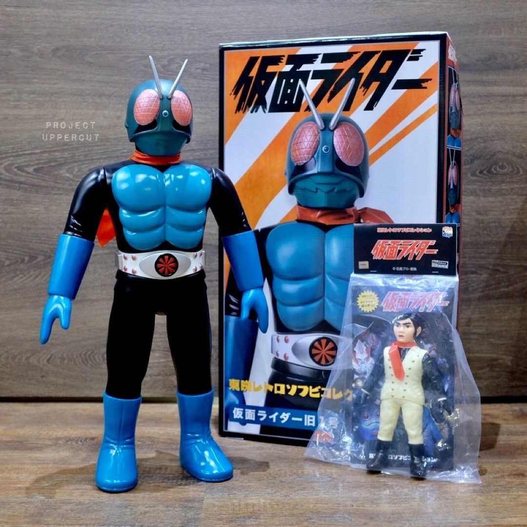 SOFUBI : KAMEN RIDER Kyu 1-Go JUMBO SIZE + Hayato Ichimonji [New]