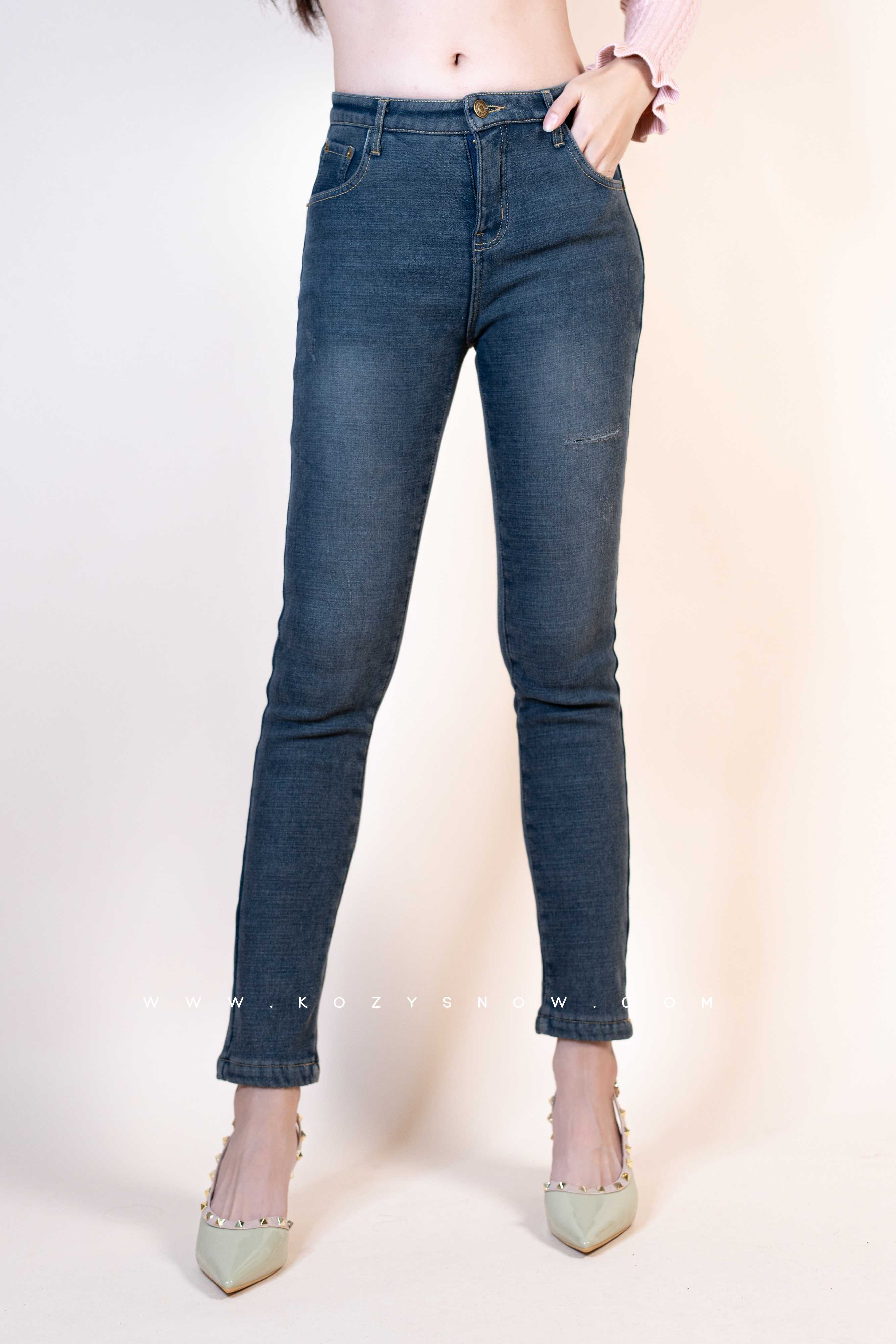 P14 กางเกงยีนส์บุชน กางเกงใส่เที่ยวต่างประเทศ