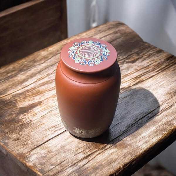 โถเก็บชา/โถปลุกชา (Purple Clay) ขนาด 500 ml