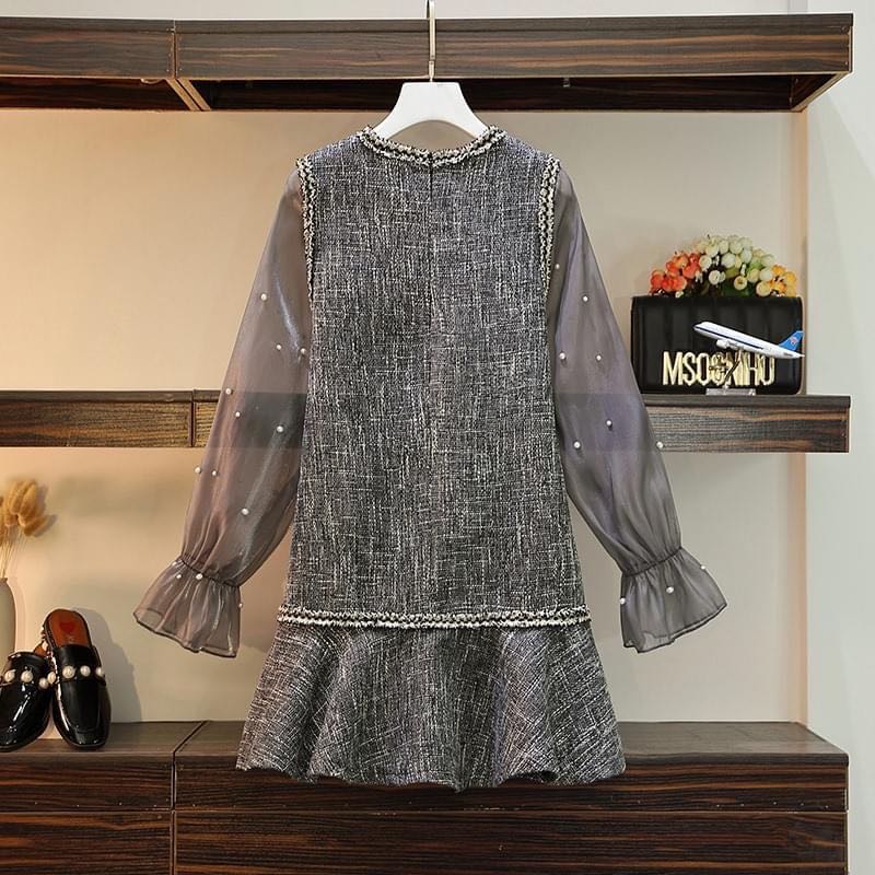 ชุดเดรสสุดหรูสาวอวบไซด์ใหญ่ Bigsize Fashion