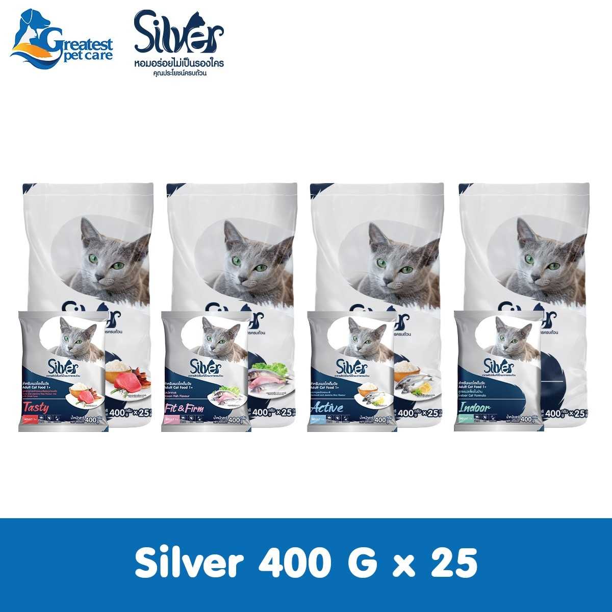 Flash Sale | Silver Tasty  ขนาด 400 ก. x 25 ถุง จำนวน 1 กระสอบ