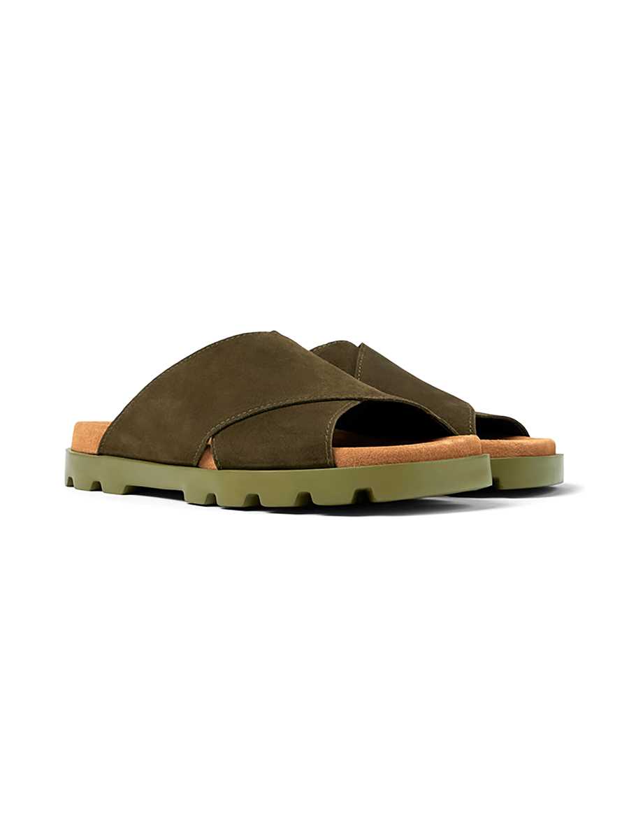 CAMPER รองเท้าแตะ ผู้ชาย รุ่น Brutus Sandal สีเขียว ( SAN -  K100775-016 )