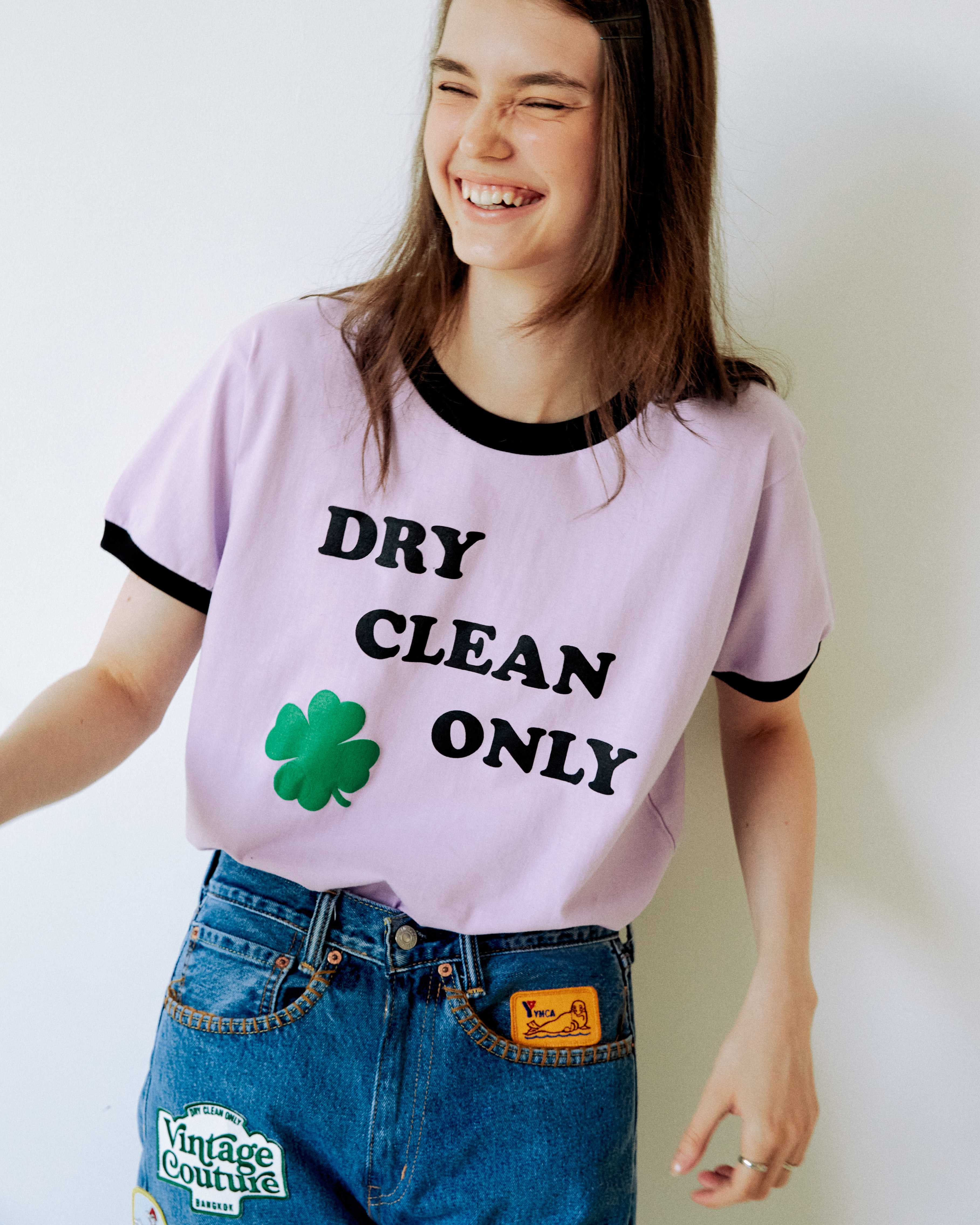 DCO CLOVER RINGER TEE ( PURPLE )