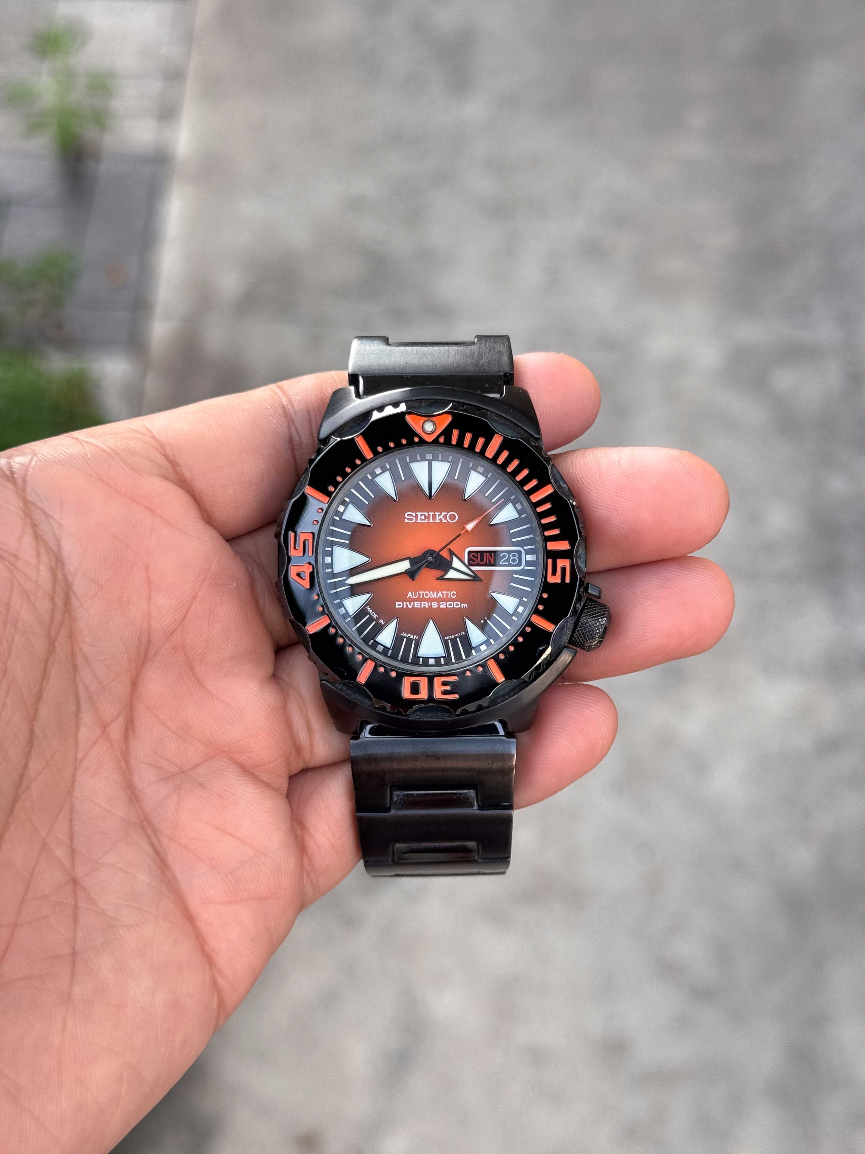 Seiko Monster The Fang Halloween Made in Japan Automatic Day-Date King Size