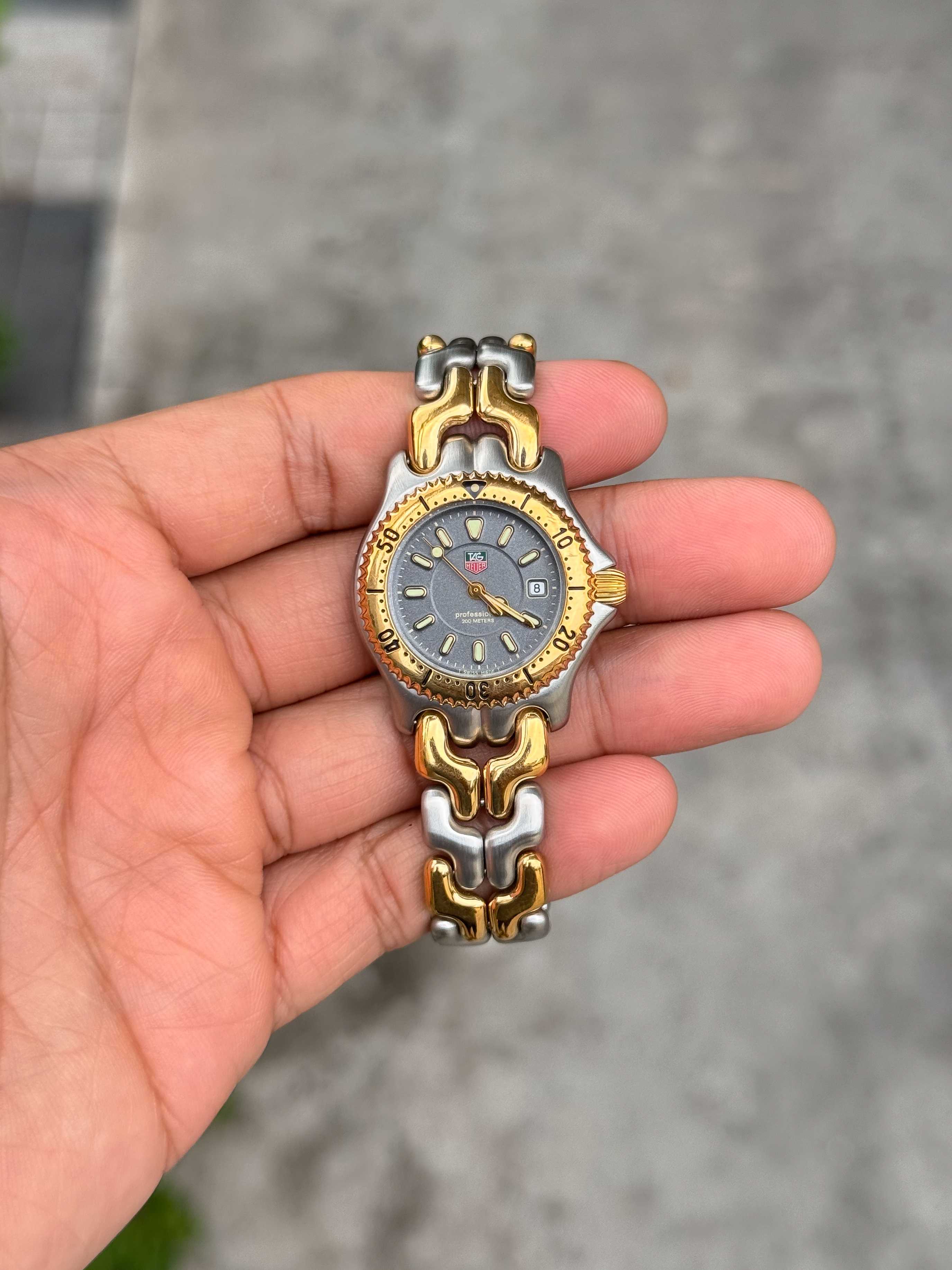 Tag Heuer ก้างปลา Lady Size 2tone Quartz