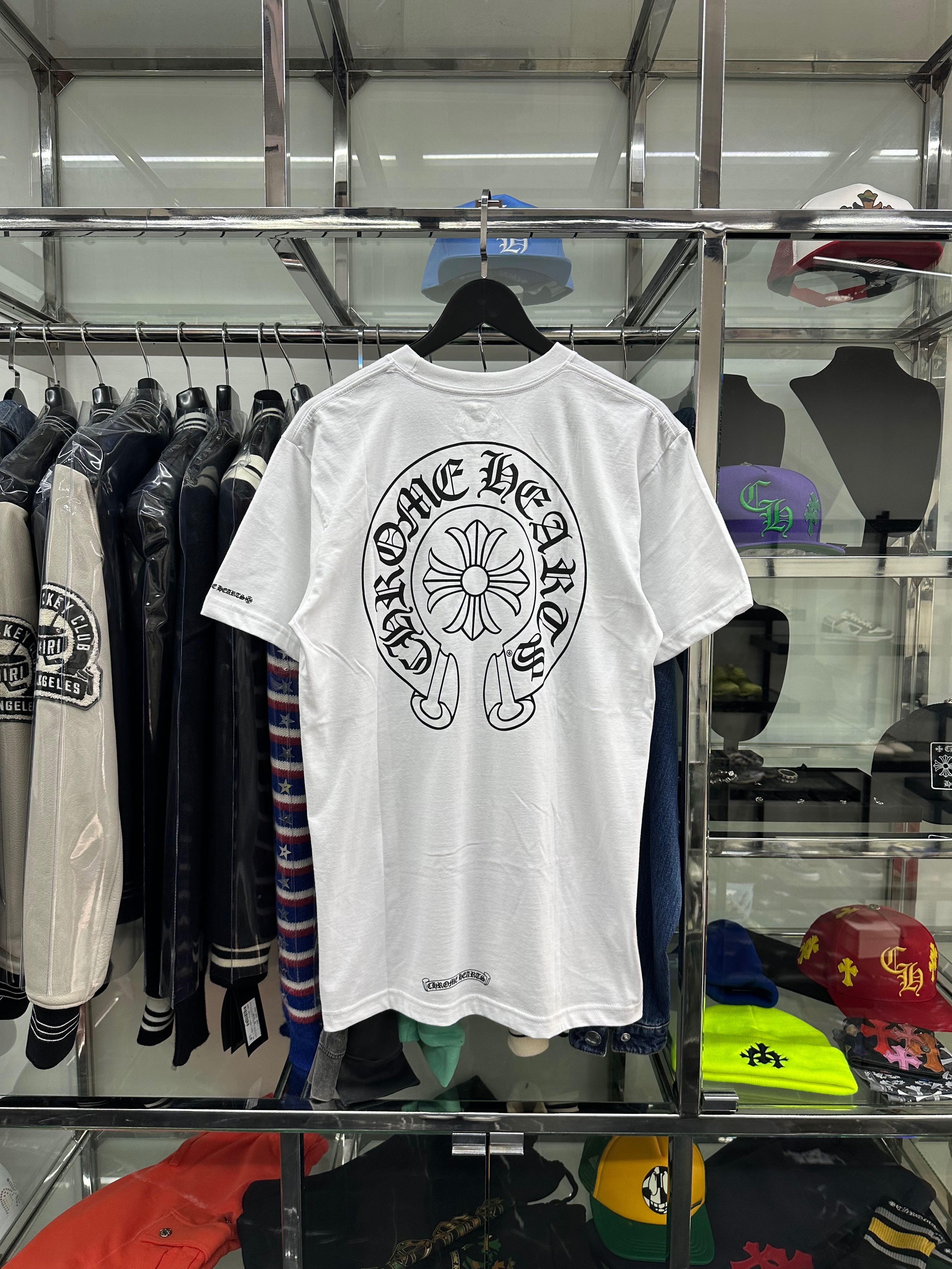 Chrome Hearts White Horseshoe 