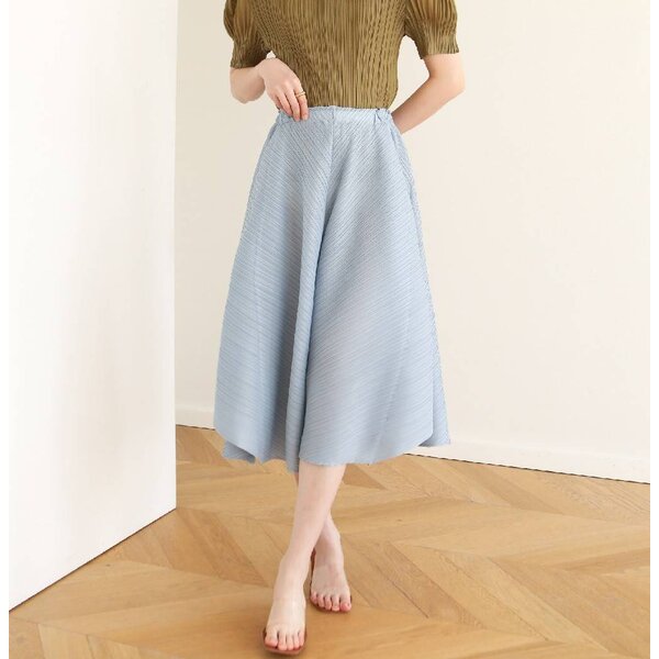 ยาว 28นิ้ว!! 2MUAY รุ่น GJO2923 FLARED PLEAT PANT กางเกงผู้หญิง กางเกงพลีทคุณภาพ 12สี FREE SIZE