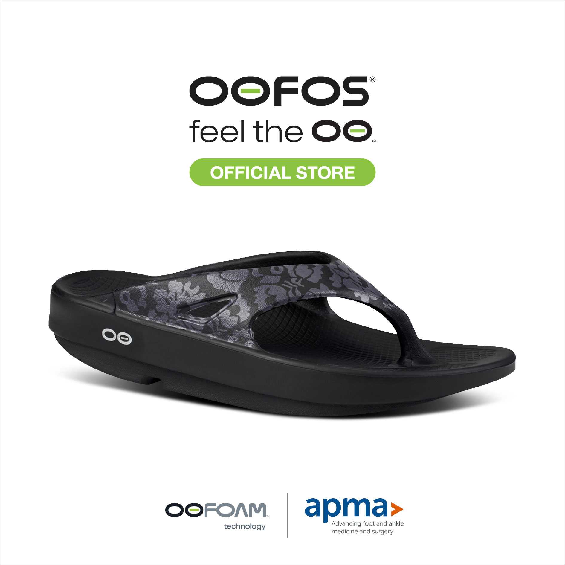 OOriginal Midnight Tropics Limited - รองเท้าเพื่อการฟื้นฟู