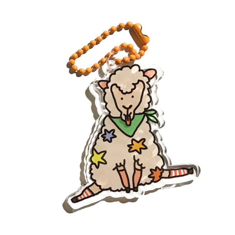 keyring1 - happy sheep